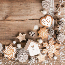 Karácsony Winter Decorations szalvéta 20 db-os 33x33 cm papírárú, csomagoló és tárolóeszköz