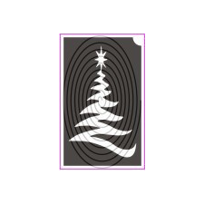  Karácsonyfa (csss0037) csillámtetoválás