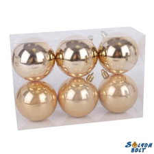  Karácsonyfa gömb dísz, arany színű karácsonyfadísz