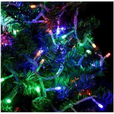 Karácsonyfa izzósor, fényfüzér, 100LED, 6,3m, Színes karácsonyfa izzósor