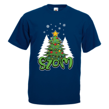  Karácsonyfa - szom - Karácsonyi Férfi Póló férfi póló