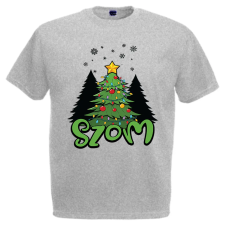  Karácsonyfa - szom - Karácsonyi Férfi Póló férfi póló