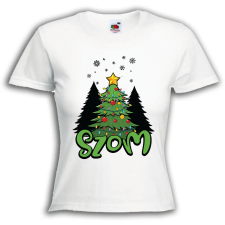  Karácsonyfa - SZOM - Karácsonyi Női Póló női póló