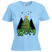  Karácsonyfa - SZOM - Karácsonyi Női Póló női póló