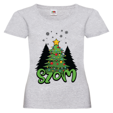  Karácsonyfa - SZOM - Karácsonyi Női Póló női póló