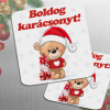  Karácsonyi ajándék - Cuki macis hűtőmágnes