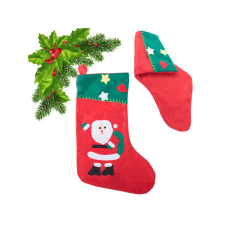  Karácsonyi ajándék zokni Szent Mihály táskával karácsonyi dekoráció