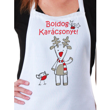  Karácsonyi ajándékok - Rénszarvasos kötény lakástextília