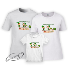  Karácsonyi családi póló szett - Apa-anya-gyerek pólók