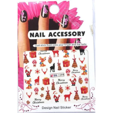  Karácsonyi dekor Akril hatású matrica körömdíszítő