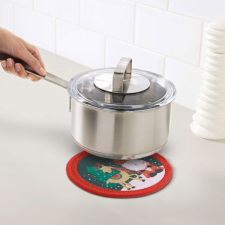  Karácsonyi edényalátét - manós konyhai eszköz