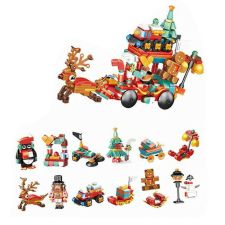  Karácsonyi építőkockák 12 fajta barkácsolás, építés