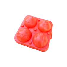  Karácsonyi gömb, szilikon forma, 4 adagos sütés és főzés