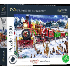 Karácsonyi idő: Mikulás expressz puzzle 1000 darabos - TREFL puzzle, kirakós
