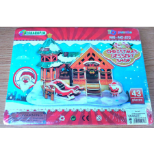 Karácsonyi kreatív 3D PUZZLE gyerekeknek, 43 db-os, 2sz. puzzle, kirakós