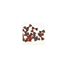  Karácsonyi masni, mérete: 30x15 mm dekorációs kellék