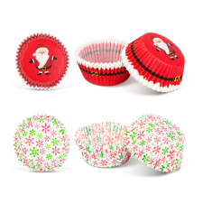  Karácsonyi muffinpapír - Mikulás - 40 db / csomag - 58655A sütés és főzés