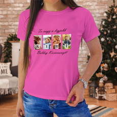  Karácsonyi női póló – Te vagy a legjobb Keresztszülő, 4 fotóval