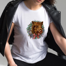  Karácsonyi női póló vadászoknak - Vaddisznó női póló