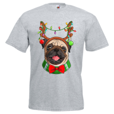 Karácsonyi Pug - Karácsonyi Férfi Póló férfi póló