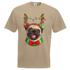  Karácsonyi Pug - Karácsonyi Férfi Póló