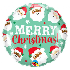  Karácsonyi Santas fólia lufi 46 cm party kellék