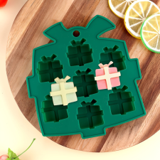  Karácsonyi témájú szilikon sütőforma - Kreatív ajándék alakú formák sütés és főzés
