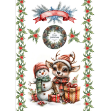  Karácsonyi tortaostya, rénszarvas és hóember alapvető élelmiszer