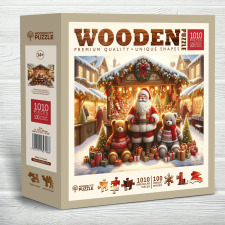 Karácsonyi vásár fa puzzle 1010 darabos puzzle, kirakós