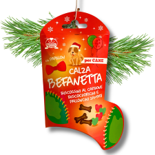  Karácsonyi Zokni Kutyáknak Lufival, Csokornyakkendővel, és Kutyakekszekkel, 60 g jutalomfalat kutyáknak