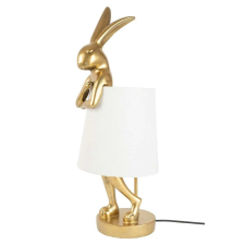  KARE asztali lámpa RABBIT 88 cm fehér / arany világítás
