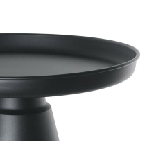  KARE Bottiglia Smoke 50 Acél-Üveg Dohányszürke Oldalsó Asztal bútor