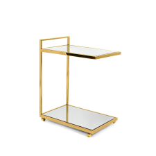 KARE Design Classy Gold Arany Görgős Zsúrkocsi Tükörüveggel bútor