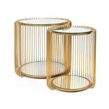 KARE KARE asztali készlet WIRE DOUBLE II sárgaréz bútor