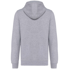 KARIBAN cipzáros kapucnis vastag pulóver KA4008, Oxford Grey-XS