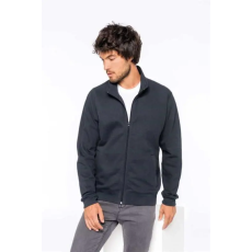KARIBAN Dzseki Kariban cipzáras polár unisex, black, XS