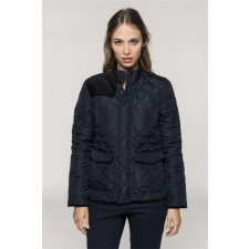 KARIBAN Dzseki Kariban női bélelt cipzáros női (100%poliészter) mossy green/black, XS munkaruha