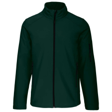 KARIBAN Férfi 3 rétegű softshell dzseki, Kariban KA401, Bottle Green-3XL férfi kabát, dzseki