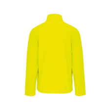 KARIBAN Férfi 3 rétegű softshell dzseki, Kariban KA401, Fluorescent Yellow-XL férfi kabát, dzseki