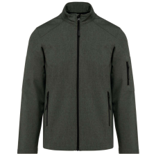 KARIBAN Férfi 3 rétegű softshell dzseki, Kariban KA401, Marl Green-4XL férfi kabát, dzseki