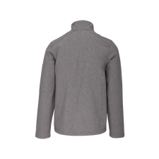 KARIBAN Férfi 3 rétegű softshell dzseki, Kariban KA401, Marl Grey-3XL férfi kabát, dzseki
