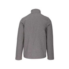 KARIBAN Férfi 3 rétegű softshell dzseki, Kariban KA401, Marl Grey-M férfi kabát, dzseki
