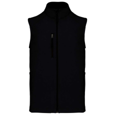 KARIBAN Férfi 3 rétegű softshell mellény, Kariban KA403, Black-2XL