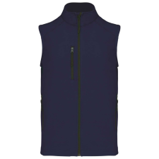 KARIBAN Férfi 3 rétegű softshell mellény, Kariban KA403, Navy-XL férfi mellény