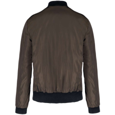 KARIBAN Férfi bélelt dzseki, ujján zsebbel, Kariban KA6122, Deep Khaki-2XL