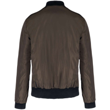 KARIBAN Férfi bélelt dzseki, ujján zsebbel, Kariban KA6122, Deep Khaki-3XL férfi kabát, dzseki