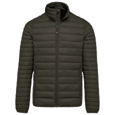 KARIBAN Férfi bélelt meleg és ultrakönnyű kabát , Kariban KA6120, Dark Khaki-L
