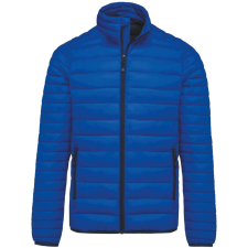 KARIBAN Férfi bélelt meleg és ultrakönnyű kabát , Kariban KA6120, Light Royal Blue-3XL férfi kabát, dzseki