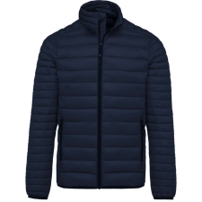 KARIBAN Férfi bélelt meleg és ultrakönnyű kabát , Kariban KA6120, Navy-XL férfi kabát, dzseki
