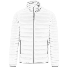 KARIBAN Férfi bélelt meleg és ultrakönnyű kabát , Kariban KA6120, White-XL